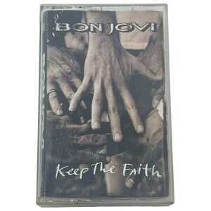 Bon Jovi Cassette Tape Keep The Faith 1992 Mercury Rock